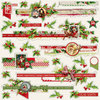 Simple Stories - Simple Vintage Christmas Collection - 12 x 12 Cardstock Stickers - Borders