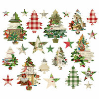 Simple Stories - Simple Vintage Christmas Collection - Trees and Stars