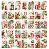 Simple Stories - Simple Vintage Christmas Collection - Number Tags