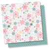 Simple Stories - Freezin' Season Collection - 12 x 12 Double Sided Paper - Flurries