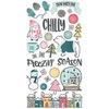 Simple Stories - Freezin' Season Collection - Chipboard Stickers
