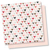 Simple Stories - Kissing Booth Collection - 12 x 12 Double Sided Paper - Love Day