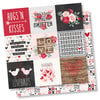 Simple Stories - Kissing Booth Collection - 12 x 12 Double Sided Paper - 4 x 4 Elements