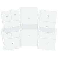  8x12 Page Protectors - Four Vertical 4x6 Pockets