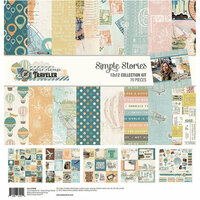 Simple Stories - Simple Vintage Traveler Collection - 12 x 12 Collection Kit