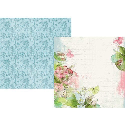 Simple Stories - Simple Vintage Botanicals Collection - 12 x 12 Double Sided Paper - Shine Bright