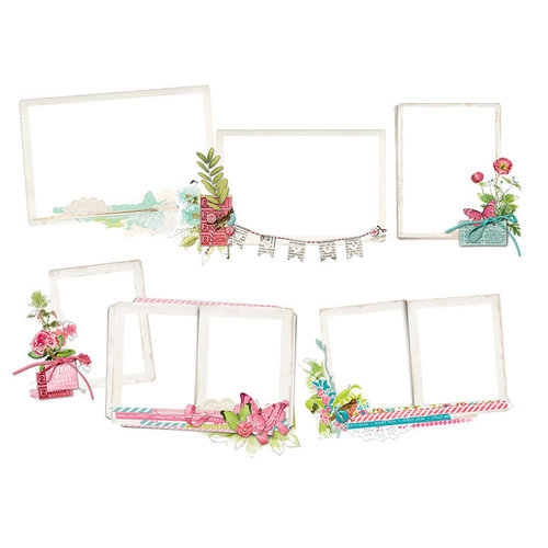Simple Stories - Simple Vintage Botanicals Collection - Layered Frames