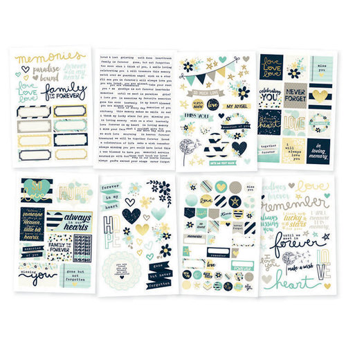 Simple Stories - Heart Collection - Cardstock Stickers