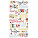 Simple Stories - Say Cheese 4 Collection - Chipboard Stickers - Words