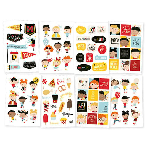 Simple Stories - Say Cheese 4 Collection - Cardstock Stickers - Happy Kids