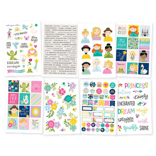 Simple Stories - Little Princess Collection - Cardstock Stickers