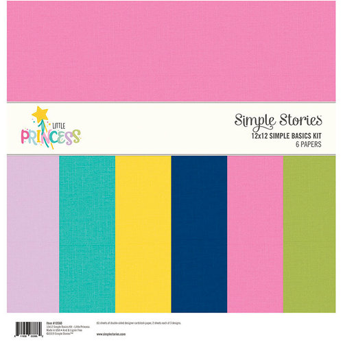 Simple Stories - Little Princess Collection - 12 x 12 Simple Basics Kit