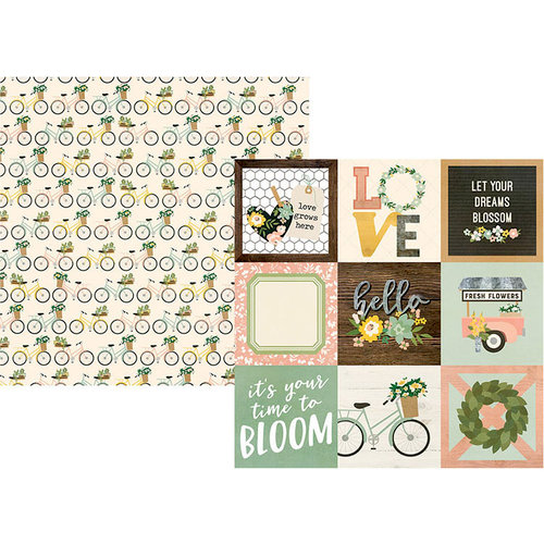 Simple Stories - Spring Farmhouse Collection - 12 x 12 Double Sided Paper - 4 x 4 Elements