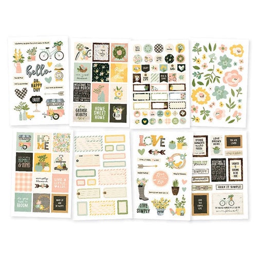 Simple Stories - Spring Farmhouse Collection - Cardstock Stickers
