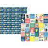 Simple Stories - Sunshine and Blue Skies Collection - 12 x 12 Double Sided Paper - 2 x 2 Elements