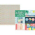 Simple Stories - Sunshine and Blue Skies Collection - 12 x 12 Double Sided Paper - 4 x 6 Elements