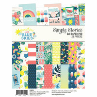 Simple Stories - Sunshine and Blue Skies Collection - 6 x 8 Paper Pad