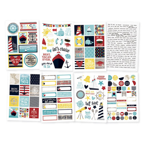 Simple Stories - Cruisin' Collection - Cardstock Stickers