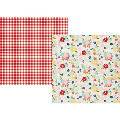Simple Stories - Springtime Collection - 12 x 12 Double Sided Paper - Welcome Spring