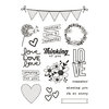 Simple Stories - Heart Collection - Clear Photopolymer Stamps - Always in My Heart