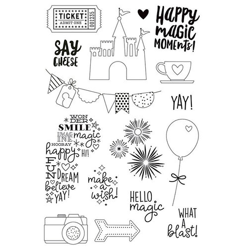 Simple Stories - Say Cheese 4 Collection - Clear Photopolymer Stamps - Magic