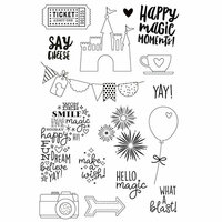 Simple Stories - Say Cheese 4 Collection - Clear Photopolymer Stamps - Magic