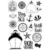 Simple Stories - Cruisin' Collection - Clear Photopolymer Stamps - Set Sail