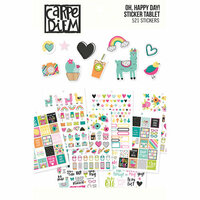 Carpe Diem - Oh Happy Day Collection - A5 Sticker Tablet