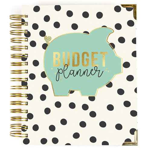 Carpe Diem - Budget Collection - 12 Month Spiral Planner with Gold Foil Accents - Undated