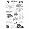 Simple Stories - Happy Trails Collection - Clear Photopolymer Stamps