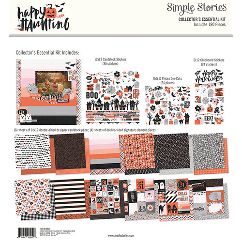 Simple Stories - Happy Haunting Collection - 12 x 12 Collector's Essential Kit