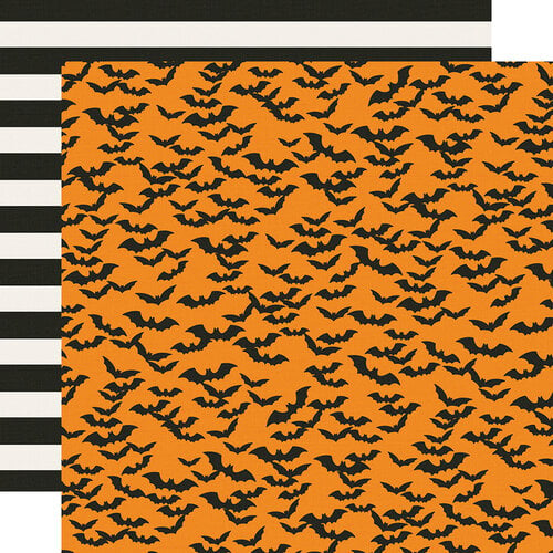 Simple Stories - Say Cheese Halloween Collection - 12 x 12 Double Sided Paper - Frankly Frightful