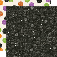 Simple Stories - Say Cheese Halloween Collection - 12 x 12 Double Sided Paper - Magical Night