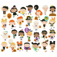 Simple Stories - Say Cheese Halloween Collection - Bits and Pieces - Happy Kids