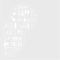 Simple Stories - Say Cheese Halloween Collection - 6 x 6 Stencil