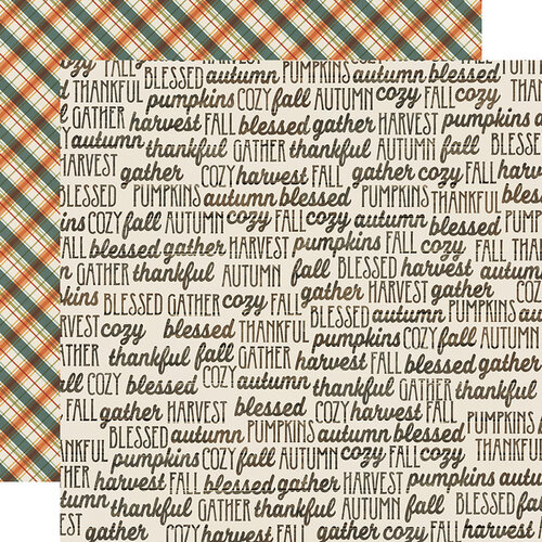 Simple Stories - Fall Farmhouse Collection - 12 x 12 Double Sided Paper - Fall Memories