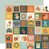 Simple Stories - Fall Farmhouse Collection - 12 x 12 Double Sided Paper - 2 x 2 Elements