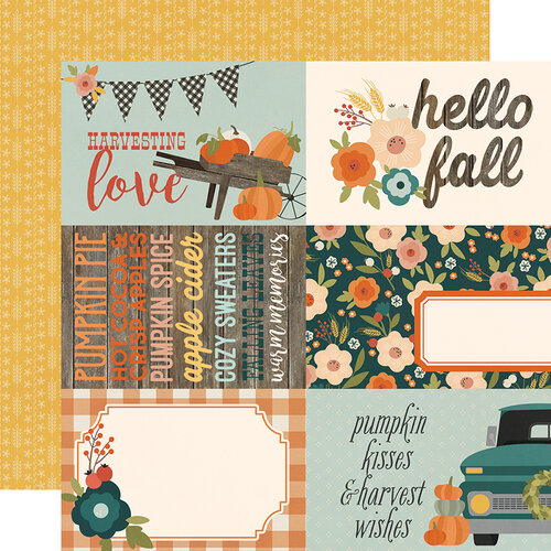 Simple Stories - Fall Farmhouse Collection - 12 x 12 Double Sided Paper - 4 x 6 Elements