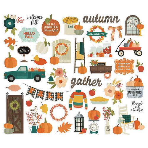Simple Stories - Fall Farmhouse Collection - Bits and Pieces