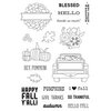Simple Stories - Fall Farmhouse Collection - Clear Photopolymer Stamps