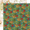 Simple Stories - Autumn Splendor Collection - 12 x 12 Double Sided Paper - Autumn Leaves