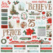 Simple Stories - Country Christmas Collection - 12 x 12 Combo Sticker