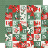 Simple Stories - Country Christmas Collection - 12 x 12 Double Sided Paper - 2 x 2 Elements
