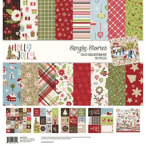 Simple Stories - Christmas - Holly Jolly Collection - 12 x 12 Collection Kit