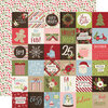 Simple Stories - Christmas - Holly Jolly Collection - 12 x 12 Double Sided Paper - 2 x 2 Elements