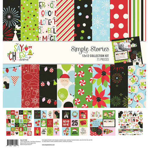 Simple Stories - Say Cheese Christmas - 12 x 12 Collection Kit