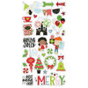 Simple Stories - Say Cheese Christmas - Chipboard Stickers
