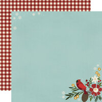 Simple Stories - Winter Farmhouse Collection - 12 x 12 Double Sided Paper - Hello Winter