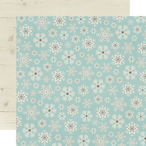 Simple Stories - Winter Farmhouse Collection - 12 x 12 Double Sided Paper - Feelin' Frosty