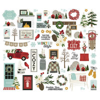 Simple Stories - Winter Farmhouse Collection - Bits and Pieces